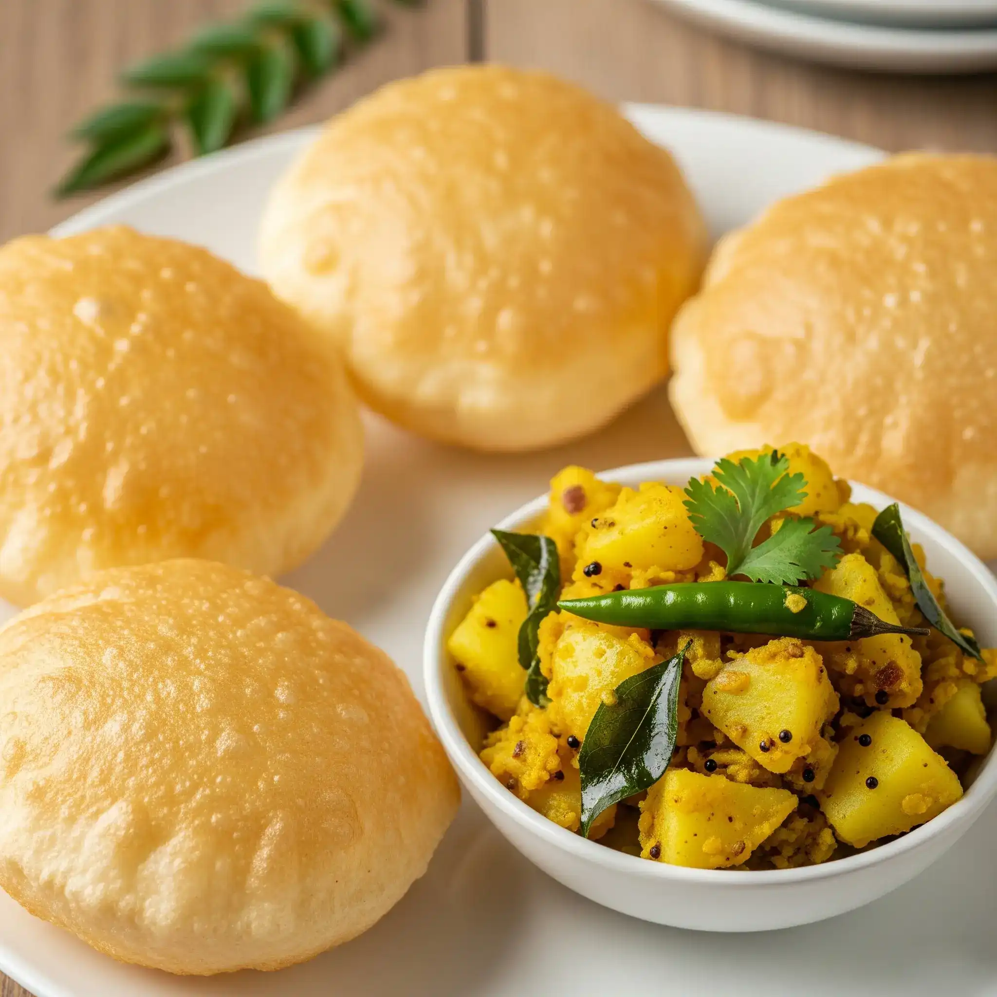 Poori & Potato Masala